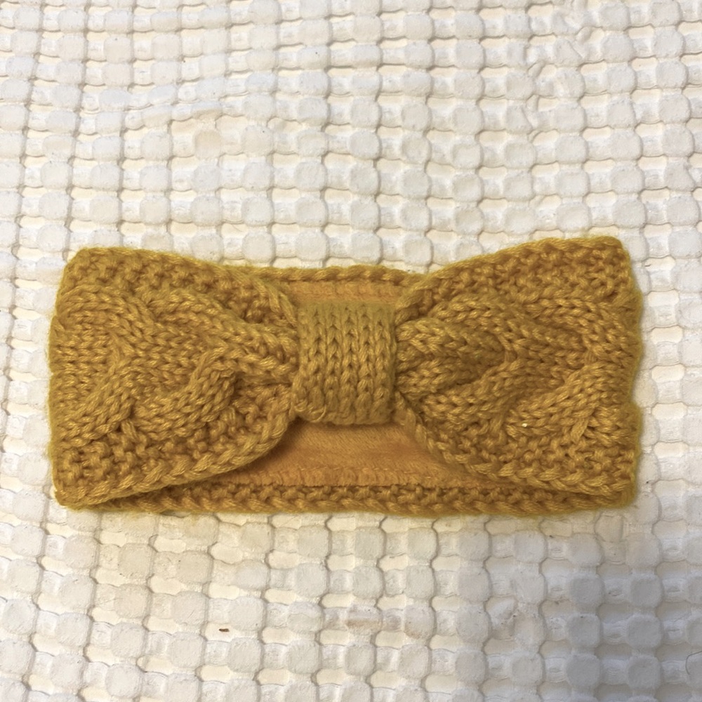 Ear warmer Yellow